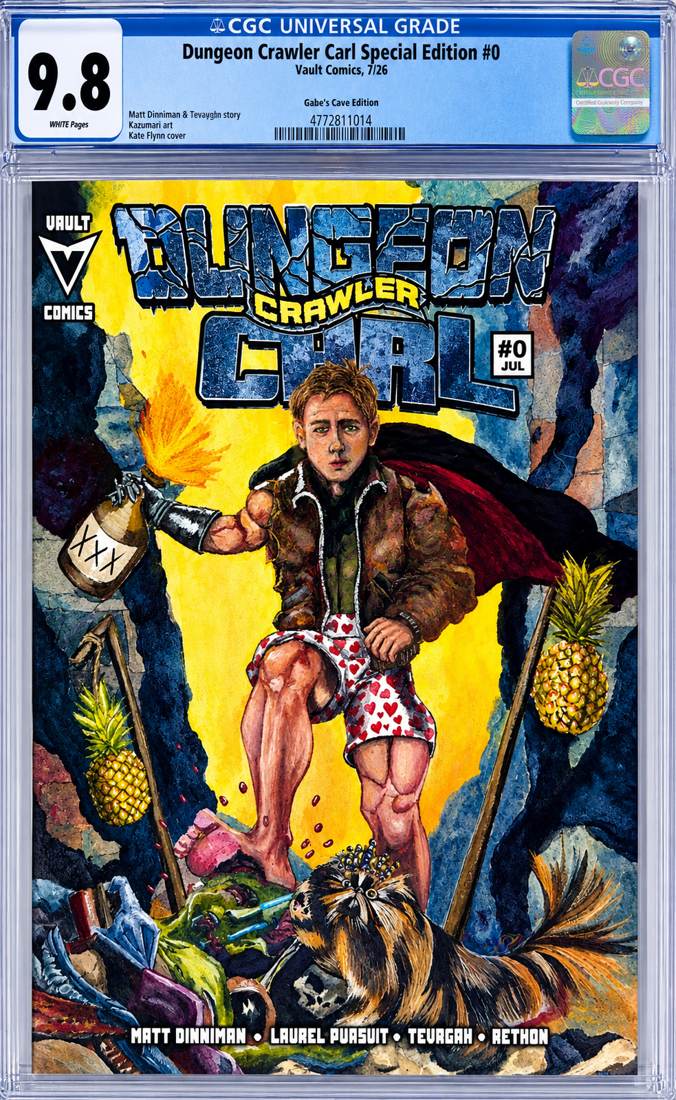 DUNGEON CRAWLER CARL SPECIAL EDITION #0 CGC 9.8