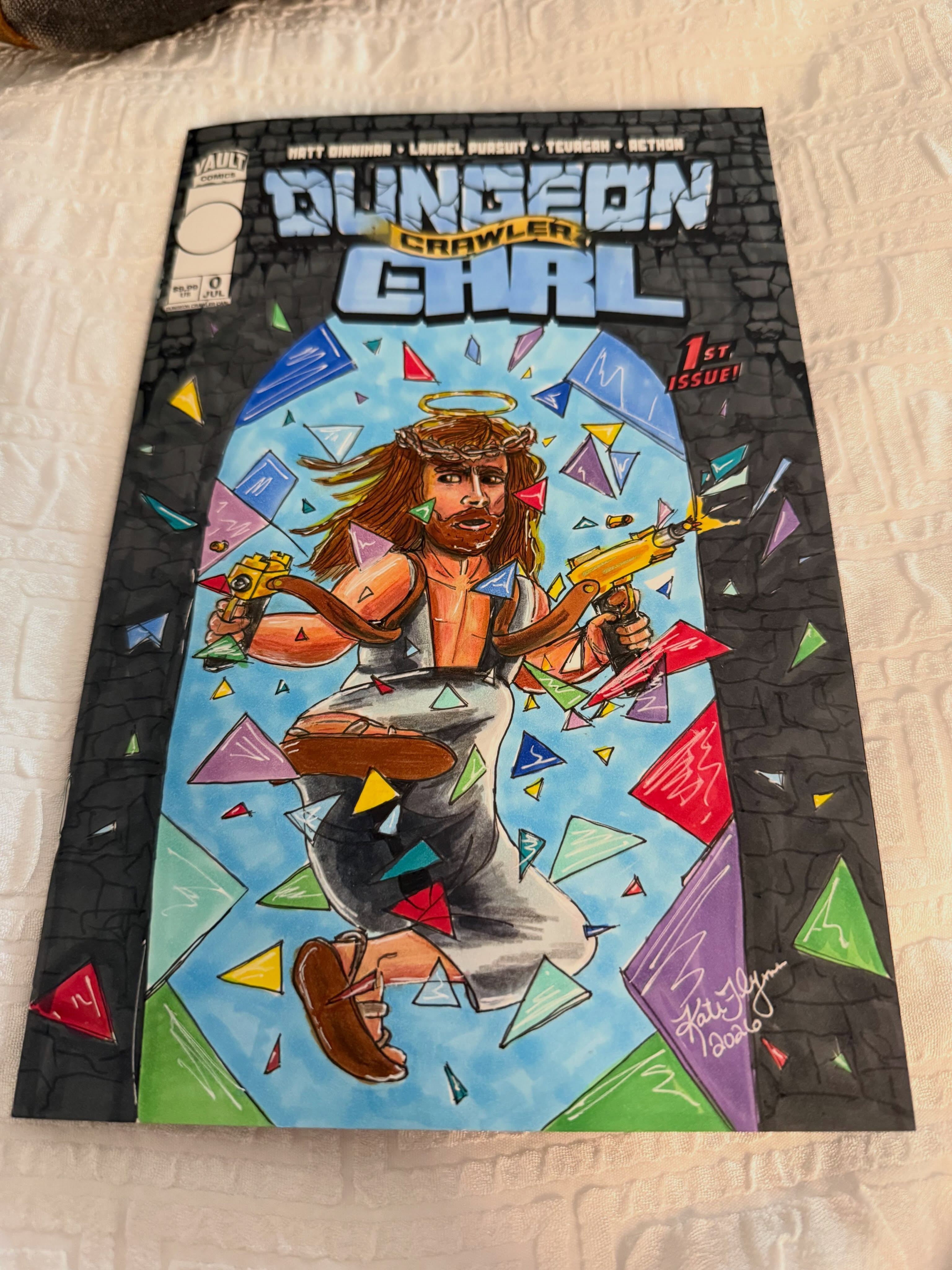 Dungeon Crawler Carl Blank Comic Art